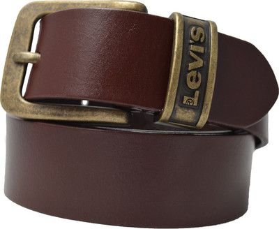 

Levi's Men Casual Brown Genuine Leather Belt