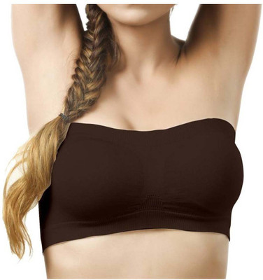 FILBA Tube Bra Women Tube Non Padded Bra(Brown)