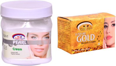 

Pink Root Gold Bleach 250gm, Pearl Cream 500ml(Set of 2)