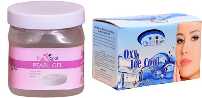 

Pink Root Oxy Ice Cool Bleach 250gm, Pearl Gel 500ml(Set of 2)