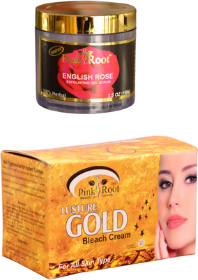 

Pink Root Gold Bleach 250gm, English Rose 100gm(Set of 2)