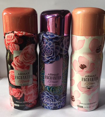 

Armaf BEAUTY VIOLET BLOOM Body Spray - For Women(200 ml, Pack of 3)