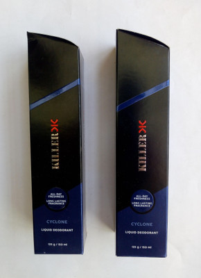

Killer Cyclone Deodorant Spray - For Men & Women(300 ml, Pack of 2)