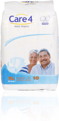 

care 4 adultstandard_packof1_XL Adult Diapers - XL(10 Pieces)