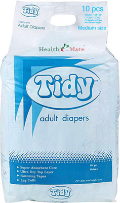 

HealthEmate Tidy Disposable Adult Diapers - M(10 Pieces)