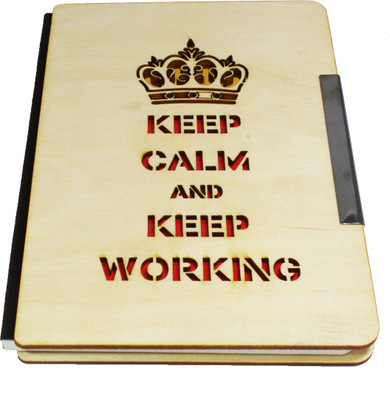 

Stealodeal A6 Diary(Keep Calm and Keep Working, Brown)