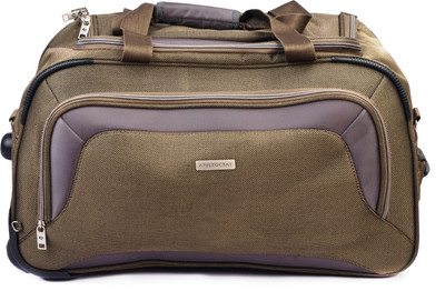 

Aristocrat Crysta 57 cm Duffle on Wheel (Olive) Travel Duffel Bag(Green)