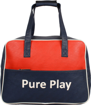 

Pure Play PP 001_RED_NAVY Travel Duffel Bag(Red, Blue), Blue;red