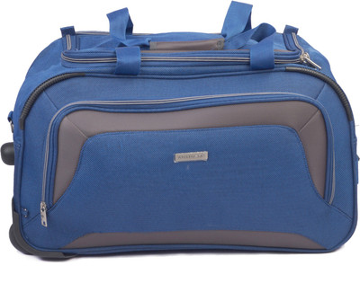 Aristocrat Crysta 67 cm Duffle On Wheel (Blue) Travel Duffel Bag(Blue) at flipkart