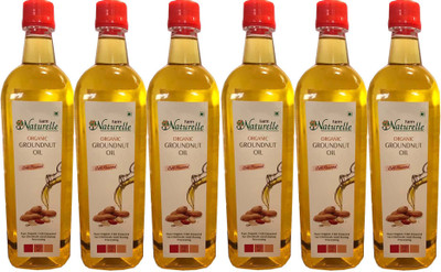 

Farm Naturelle .Organic Virgin Cold Pressed Groundnut/Peanut Oil Pack of 6 (915 Ml each) Groundnut Oil Plastic Bottle(6 x 915 ml)