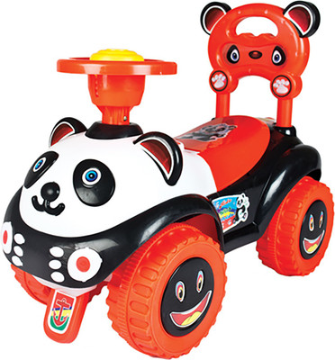 

Pandaoriginals Car Non Battery Operated Ride On(Black), Red