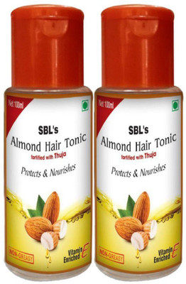 

SBL Almond Hair Tonic (100ml, pack of 2) Hair Oil(100 ml)