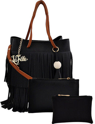 

LaFille Hand-held Bag(Black)