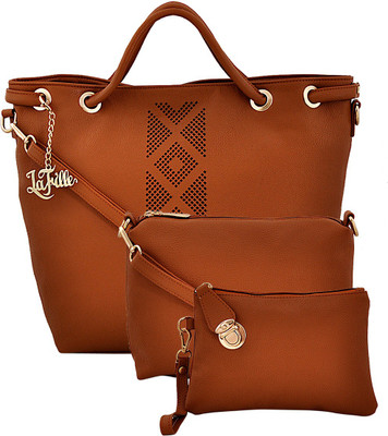 

LaFille Hand-held Bag(Brown)