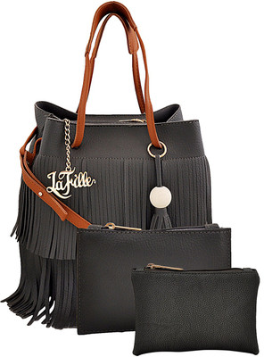 

LaFille Hand-held Bag(Grey)