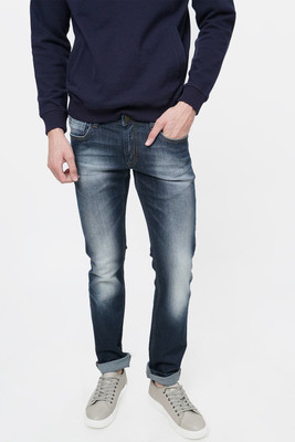 BASICS Slim Men Dark Blue Jeans