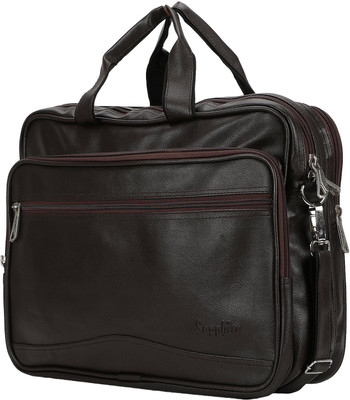 

Spectrum Group 15 inch Laptop Messenger Bag(Black), Brown