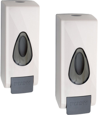 

Generic ABS Soap Dispenser 350 ML (White) Square (Set of 2) 350 ml Soap Dispenser