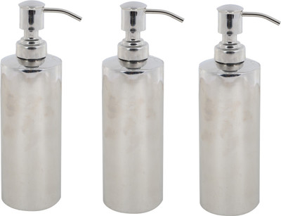 

Generic Stainless Steel Soap Dispenser 500 ML (Round) (Set of 3) 500 ml Sensor Equiped Soap Dispenser