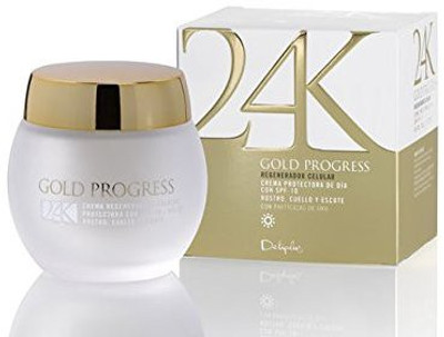 

Deliplus K Gold Progress Multi Repair Regenerator Collagen Anti Wrinkle Day Cream With Gold Peptides Rosa Mosqueta Facial Day Cream(50 ml)