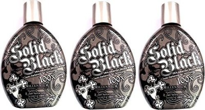 

Solid Black Bronzer Dark Tanning Bed Lotion Millennium Tans(400 ml)