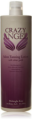 

Crazy Angel Self Tanning Lotion With Colour Guide Midnight Kiss Medium Dark Dha(1000 ml)