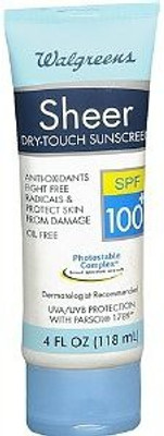 

Walgreens Sheer DryTouch Sunscreen Lotion(118.3 ml)