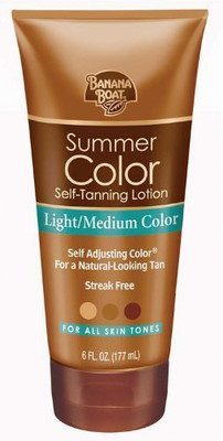 

Banana Boat Summer Color SelfTanning Lotion LightMedium Color For All Skin Tones Tubes(177.45 ml)