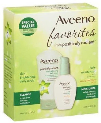 

Unknown Aveeno Favorites From Positively Radiant Daily Scrub Moisturizer(140 g)