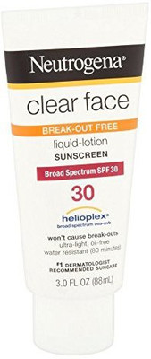 

Pharmapacks Neutrogena Clear Face BreakOut Free LiquidLotion Sunscreen(88.73 ml)