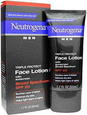 

Pharmapacks Neutrogena Men Triple Protect Face Lotion With Sunscreen(50.28 ml)