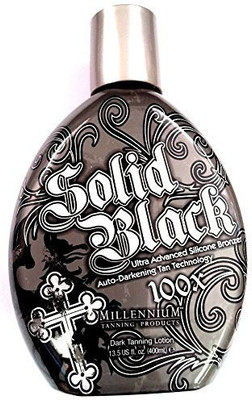 

Solid Black Bronzer Indoor & Outdoor Dark Tanning Lotion(400 ml)