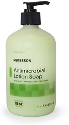 

Mckesson Antimicrobial Soap Lotion Pump Bottle Herbal Scent(532.33 ml)