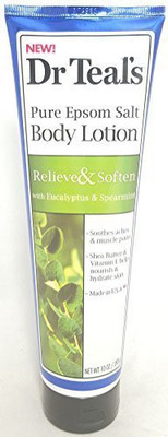 

Dr. Teal's Pure Epsom Salt Body Lotion Relieve Soften With Eucalyptus Spearmint(295.74 ml)