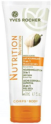 

Yves Rocher Almond Oil Nourishing Lotion 3 In 1 Dry Skin(200 ml)