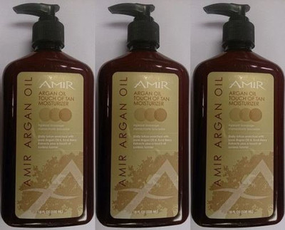

Amir Argan Oil Daily Moisturizer Lotion W Sunless Body Face Tanner(532.33 ml)