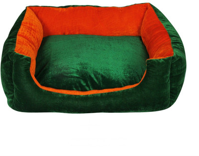 

Shrih SHV-0772 L Pet Bed(Green and Orange)
