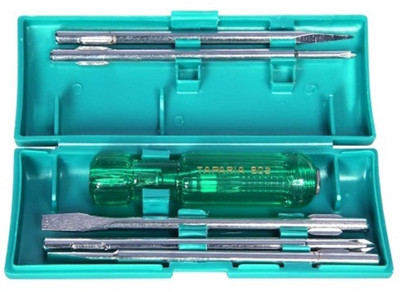 

Taparia 802 Standard Screwdriver Set(Pack of 5), Blue;silver