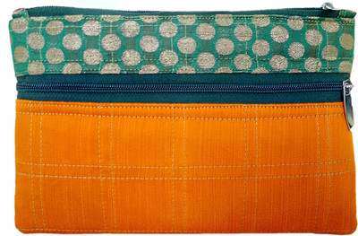 

auk Women's Ethnic Beautiful Silk Hand Purse. SKU ID : YGSHP0152 Coin Purse(Multicolor)