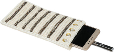 HimalayaHandicraft Mobile Cover Mobile Pouch(White)