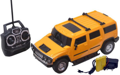 

TOY GLOBAL Yellow Hummer Remote Control Car for Kids (Rechargeable)(Yellow)