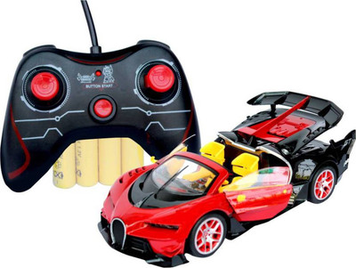 

Prince Toys Remote Control Rechargeable Car With Opening Doors- Red(Red)