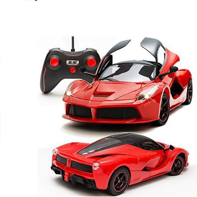 

KT BROTHERS Ferrari Style Rechargeable Car With Opening Doors, toy(Red)