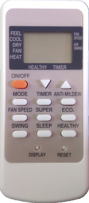 LipiWorld 135 AC Remote Compatible For  AC IFB/WHIRLPOOL Remote Controller(White)