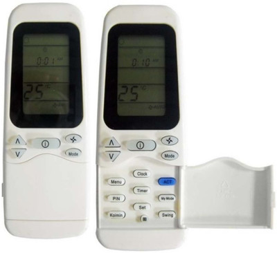 MEPL Remote For  AC 20 Compatible Remote Controller + AA/AAABattery Hitachi Remote Controller(White)