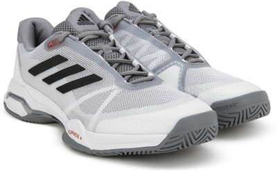

ADIDAS BARRICADE CLUB Tennis Shoes For Men(White, Ftwwht/cblack/grey