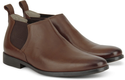 

Clarks Amieson Top Tan Leather Boots For Men(Tan