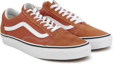 

Vans Old Skool Sneakers For Men(Orange, White, Brown