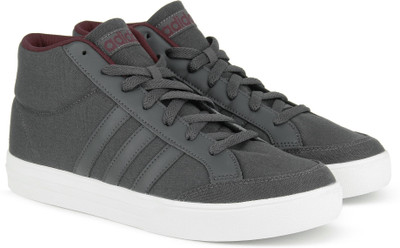 

ADIDAS VS SET MID Mid Sneakers For Men(Grey, Carbon/carbon/cburgu