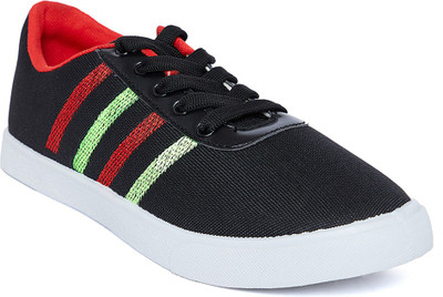 

Long Walk Casual Lace Up Stylish Sneakers For Men(Black, Red